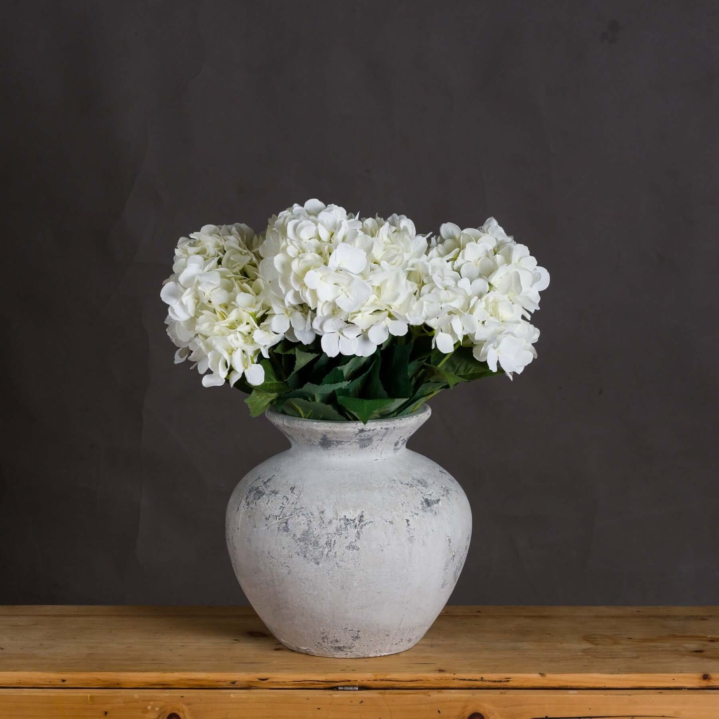Antique Large White Greek-Inspired Vase