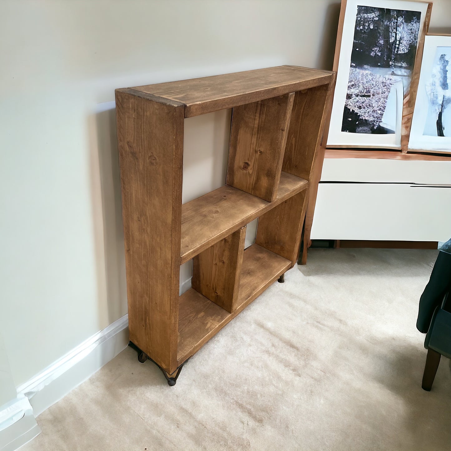 Rustic Wooden Bookcase