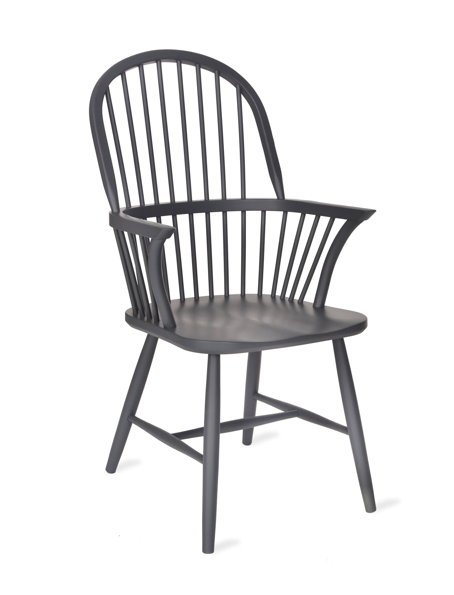 Classic Spindle Armchair with Carbon Finish