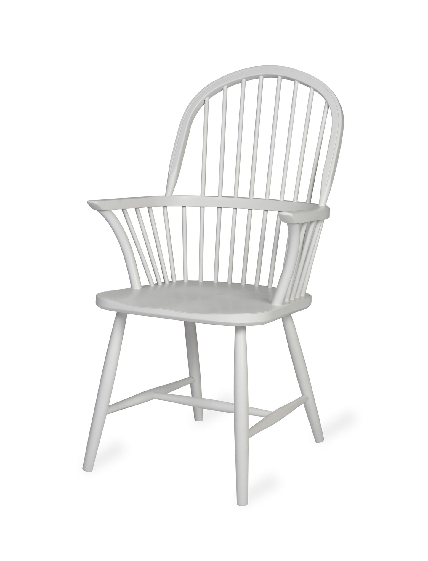 Classic Spindle Armchair in Lily White
