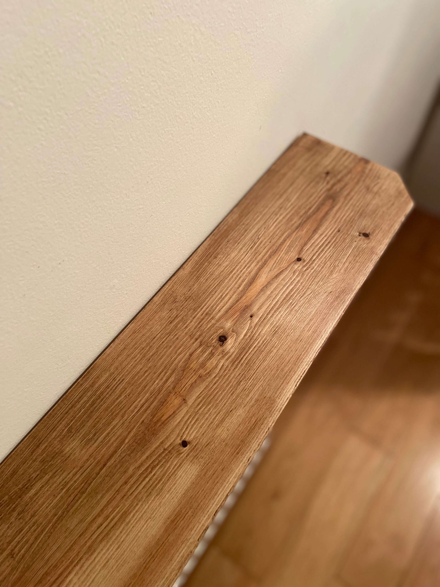 Rustic Wooden Radiator Shelves