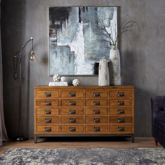 Rustic Merchant 20-Drawer Chest – Available for Pre-Order