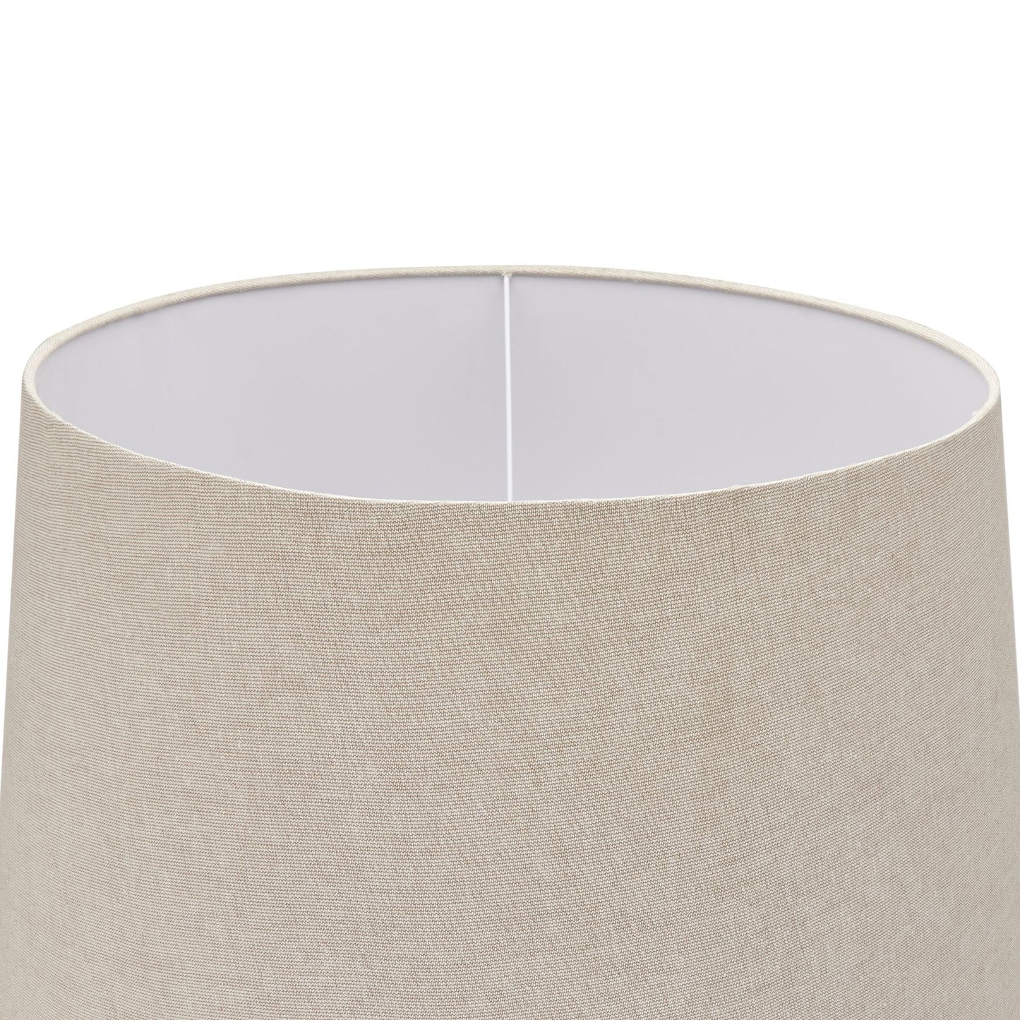 Grey Acacia Floor Lamp with Linen Shade